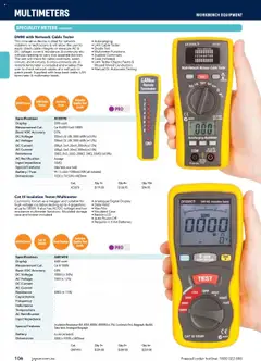 Preview of Jaycar Engineering & Scientific Catalogue 2025/2026  - valid from 09.07.2025 | Page: 106 | Products: Battery, Batteries, Device, Cable