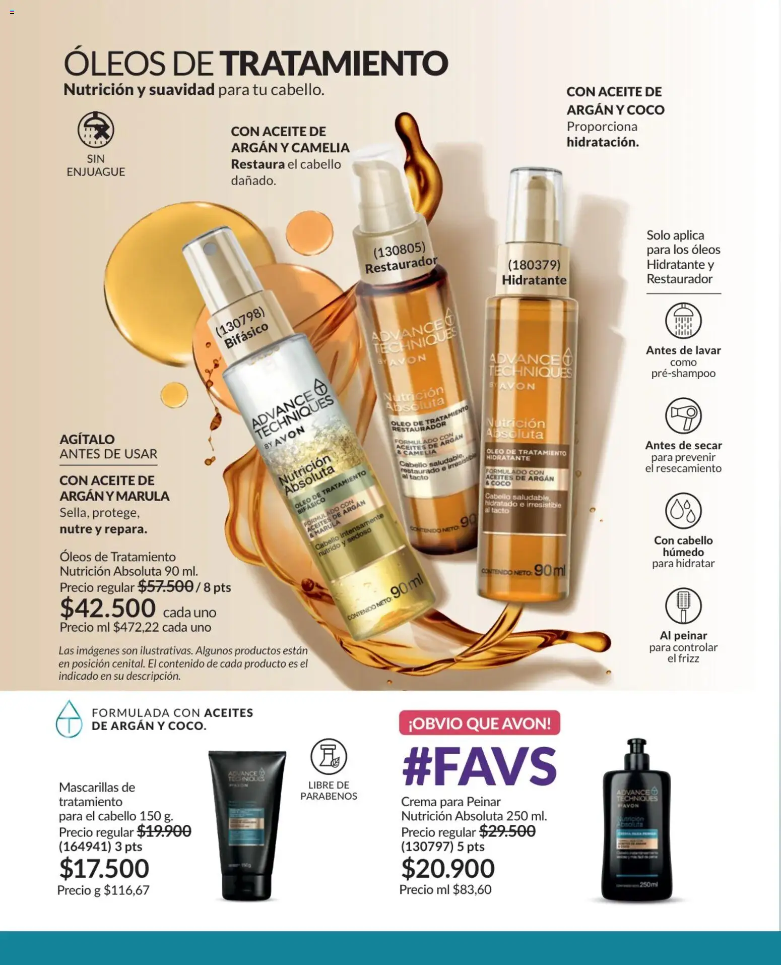 Avon revista - valida desde el 25.02.2026 | Página: 185 | Productos: Crema, Coco, Aceite