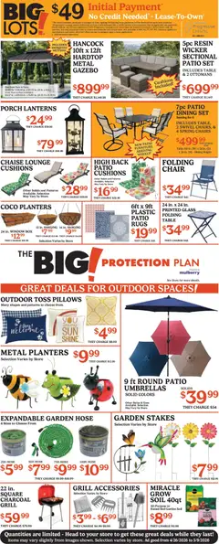 Preview of Big Lots weekly ads valid from 26.04.2026 | Page: 4