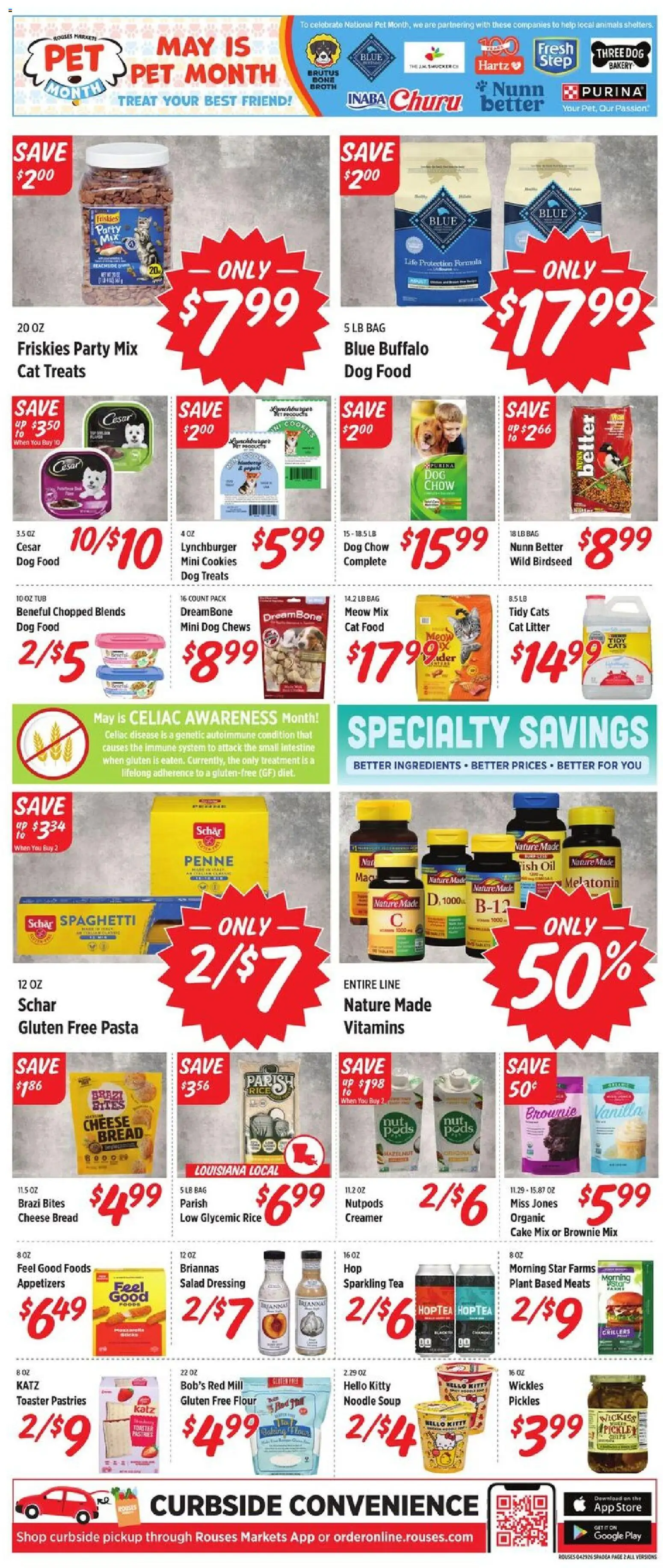 Rouses Weekly Ad - LA - valid from 29.04.2026 | Page: 5 | Products: Cheese, Oil, Salad, Bag