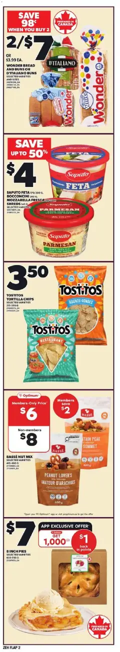 Preview of Zehrs weekly flyer / circulaire from shop Zehrs valid from 30.04.2026 | Page: 3 | Products: Chips, PC, Bread