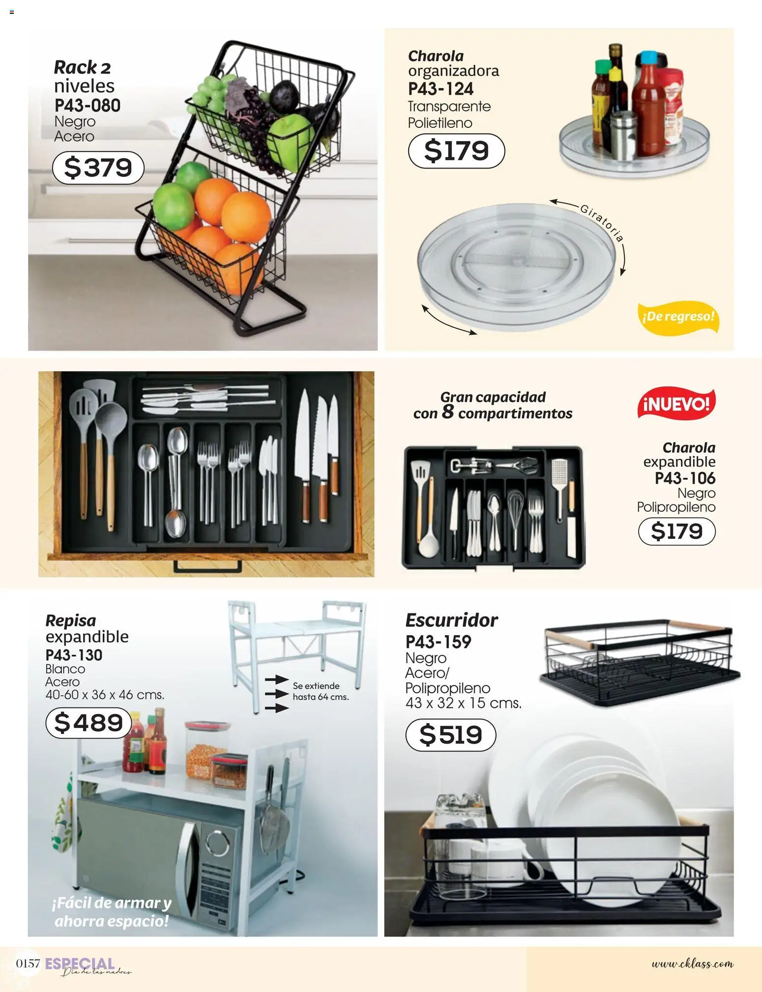 Nuevas ofertas de Cklass válidas en toda la República Mexicana desde el 29.04.2026. ¡Encuentra las mejores ofertas en Cklass catálogo Promo semanal! | Página: 259