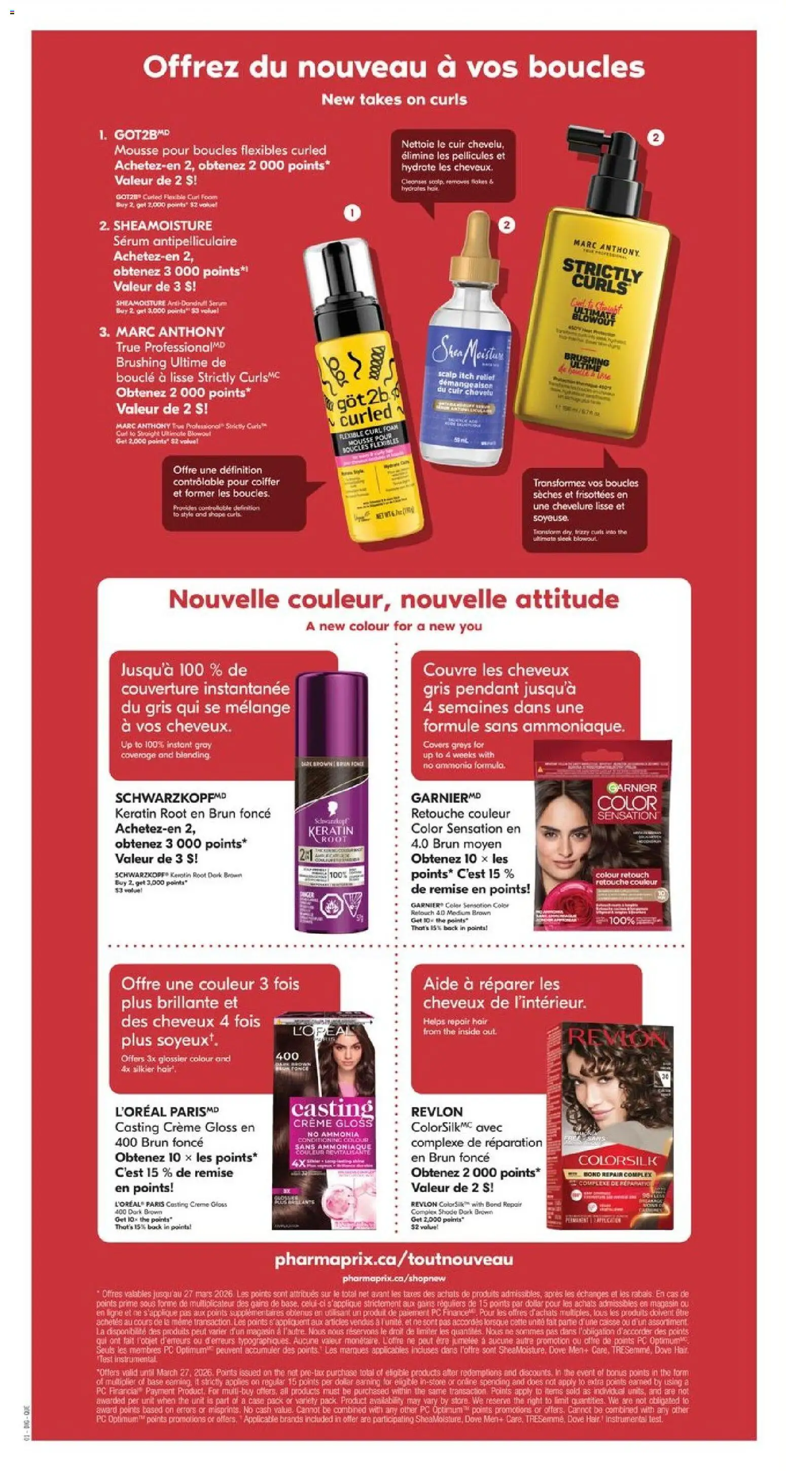 Pharmaprix flyer valid from 06.03.2026 | Page: 15 | Products: Flakes, PC, Hair color