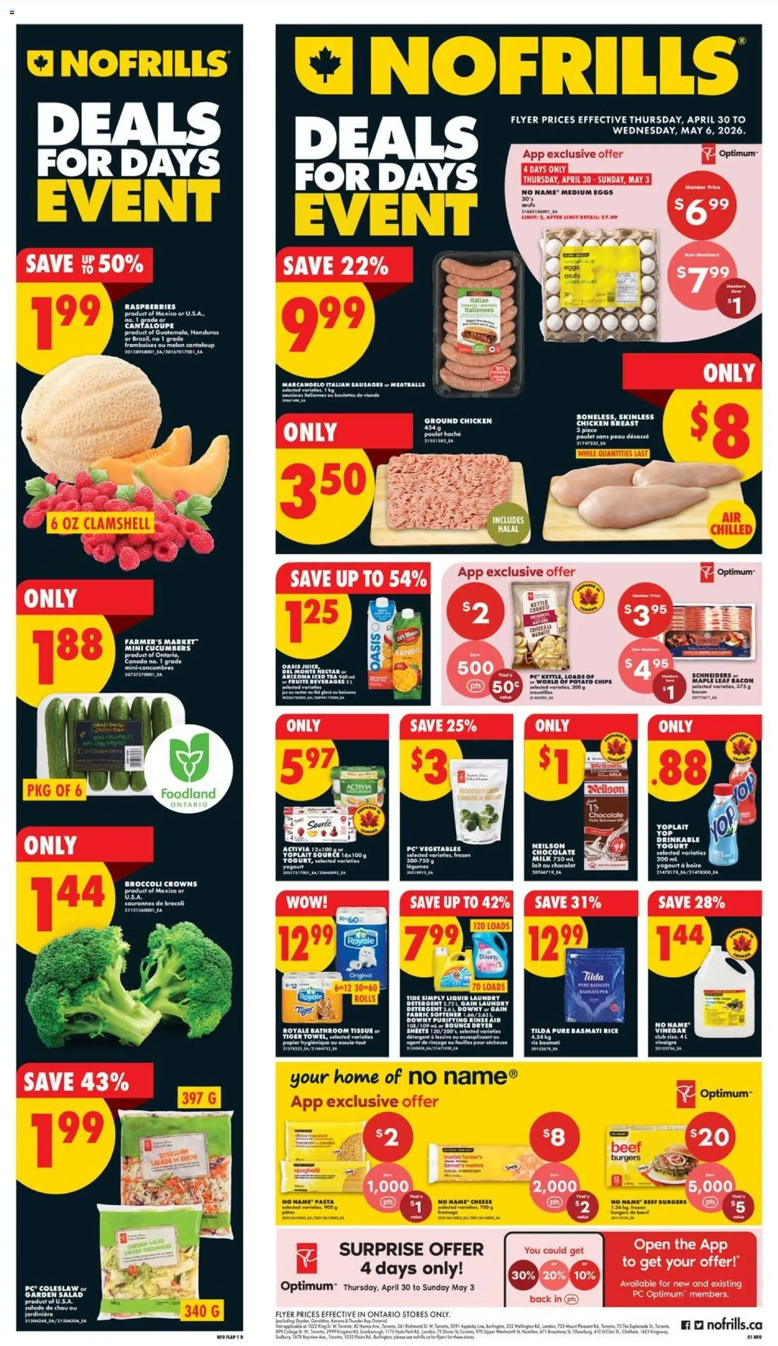 No Frills flyer valid from 30.04.2026 | Page: 1