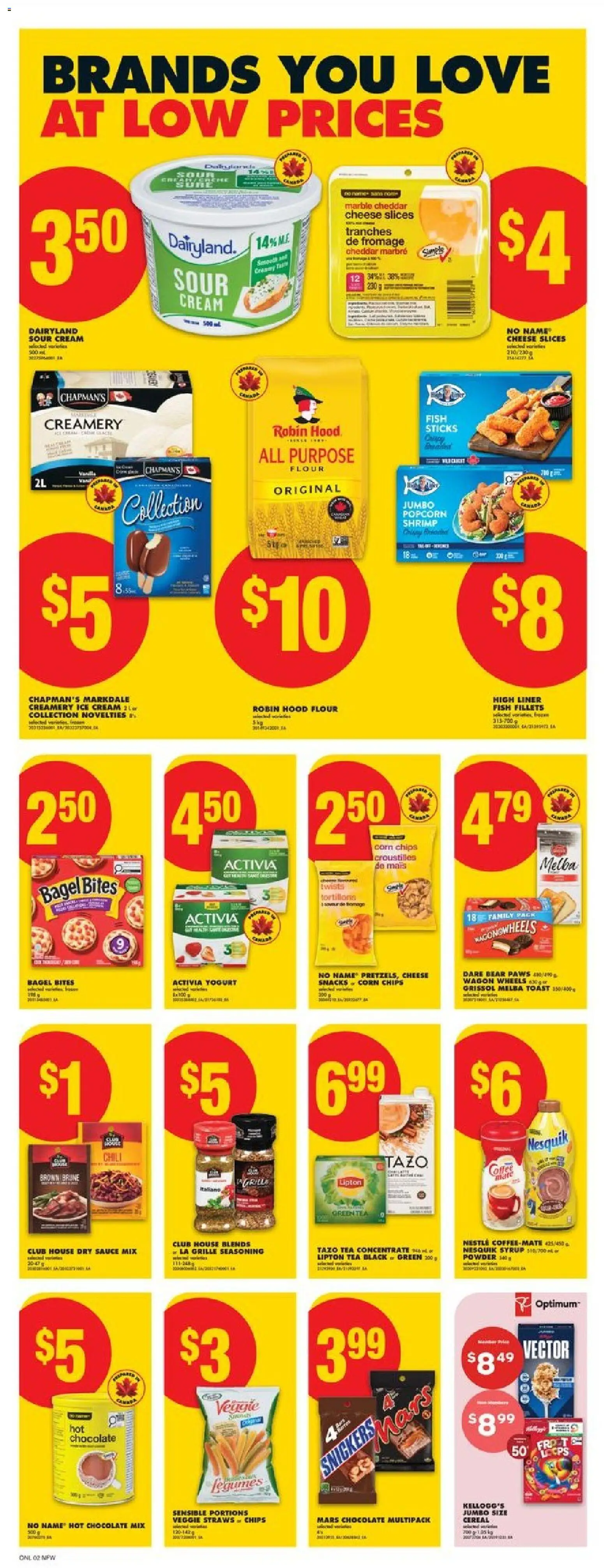 No Frills flyer valid from 05.03.2026 | Page: 8 | Products: Chips, Cream, Powder, Cheese