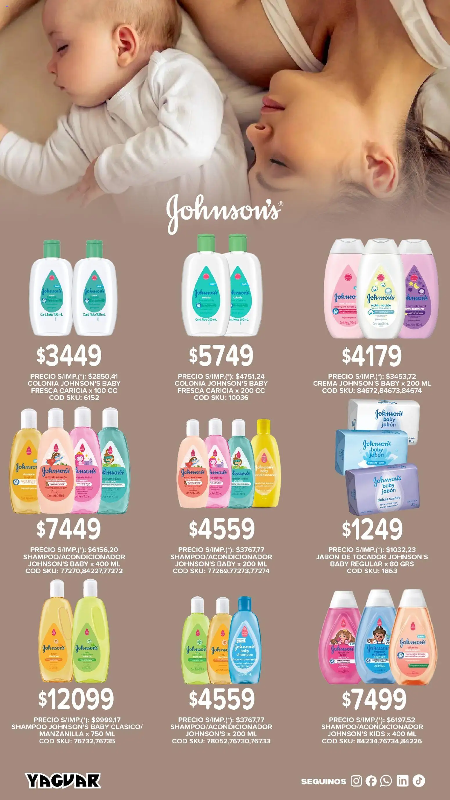 Yaguar - Aliados de tu bolsillo Buenos Aires │ válido desde el 09.03.2026 | Página: 7 | Productos: Fragancia, Brillo, Jabón, Crema