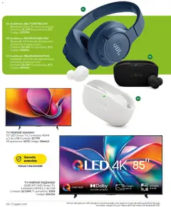 Vista previa de Coppel catálogo Vacaciones Semana Santa, nuevo folleto de la tienda, válido en México a partir del 01.03.2026 | Página: 64 | Productos: Usb, Agua, Audífonos, Polvo