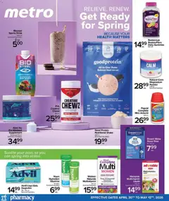 Preview of Metro Pharmacy Flyer - Alma from shop Metro valid from 30.04.2026