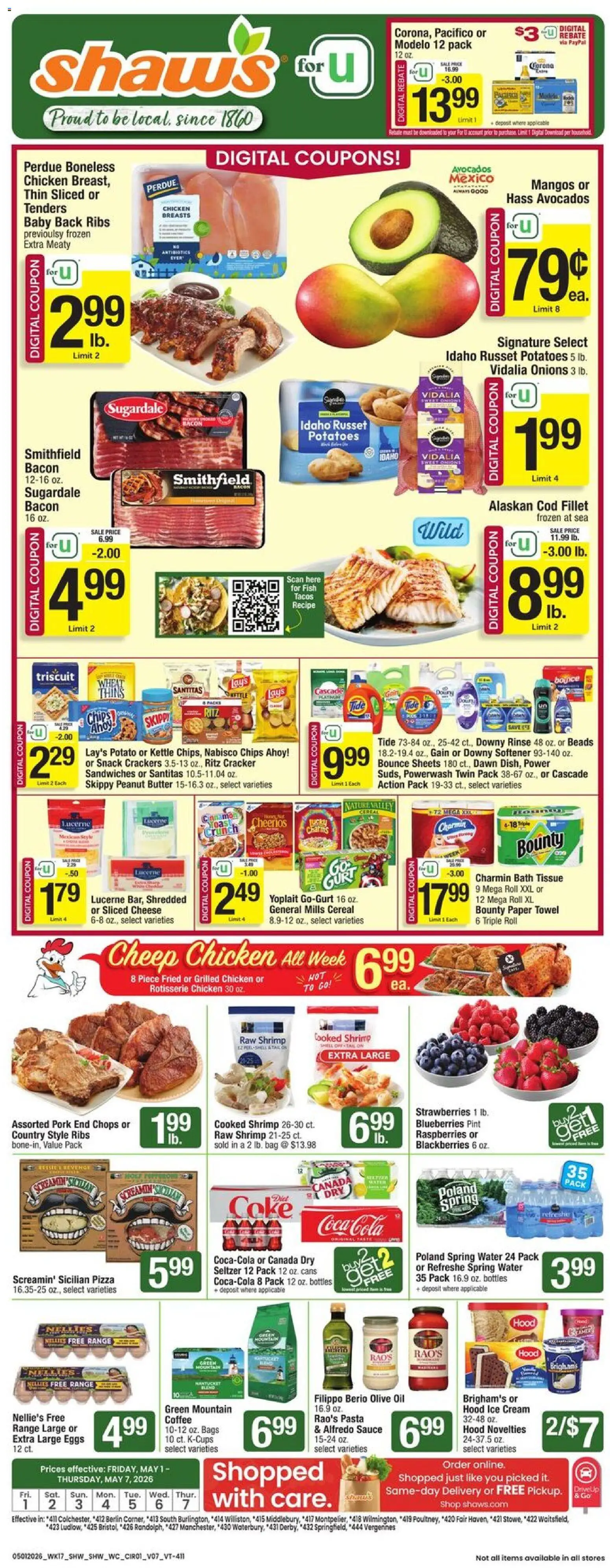 Shaw's Weekly Ad - VT - valid from 01.05.2026 | Page: 1