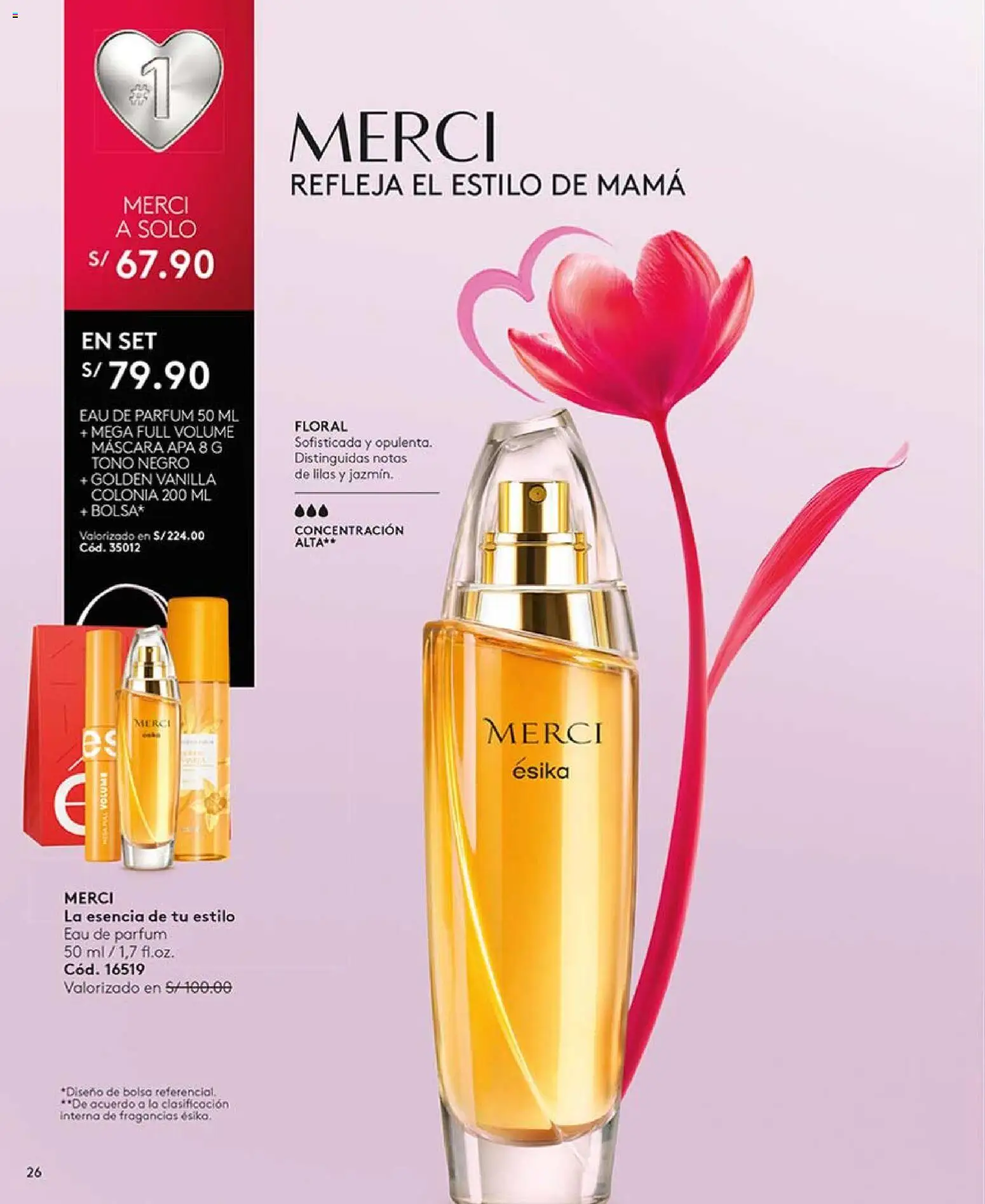 Catálogo Ésika válido desde 14.03.2026 | Página: 26 | Productos: Máscara, Bolsa
