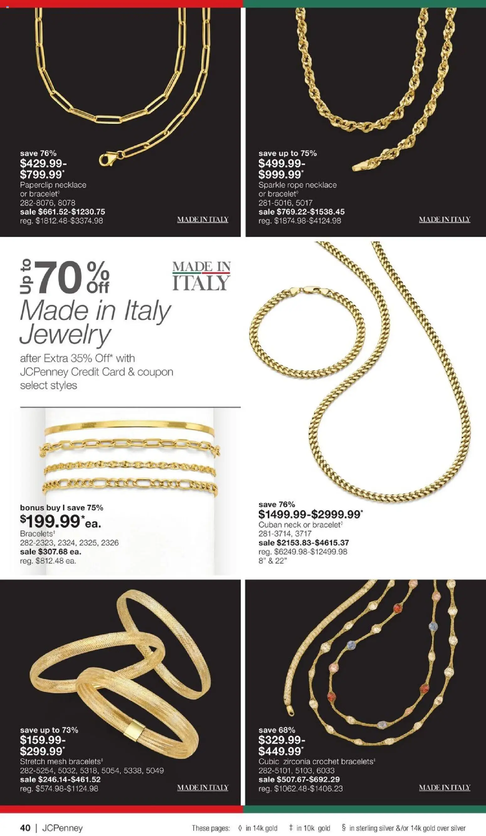 JCPenney Jewelry Sale - valid from 12.03.2026 | Page: 39 | Products: Crochet