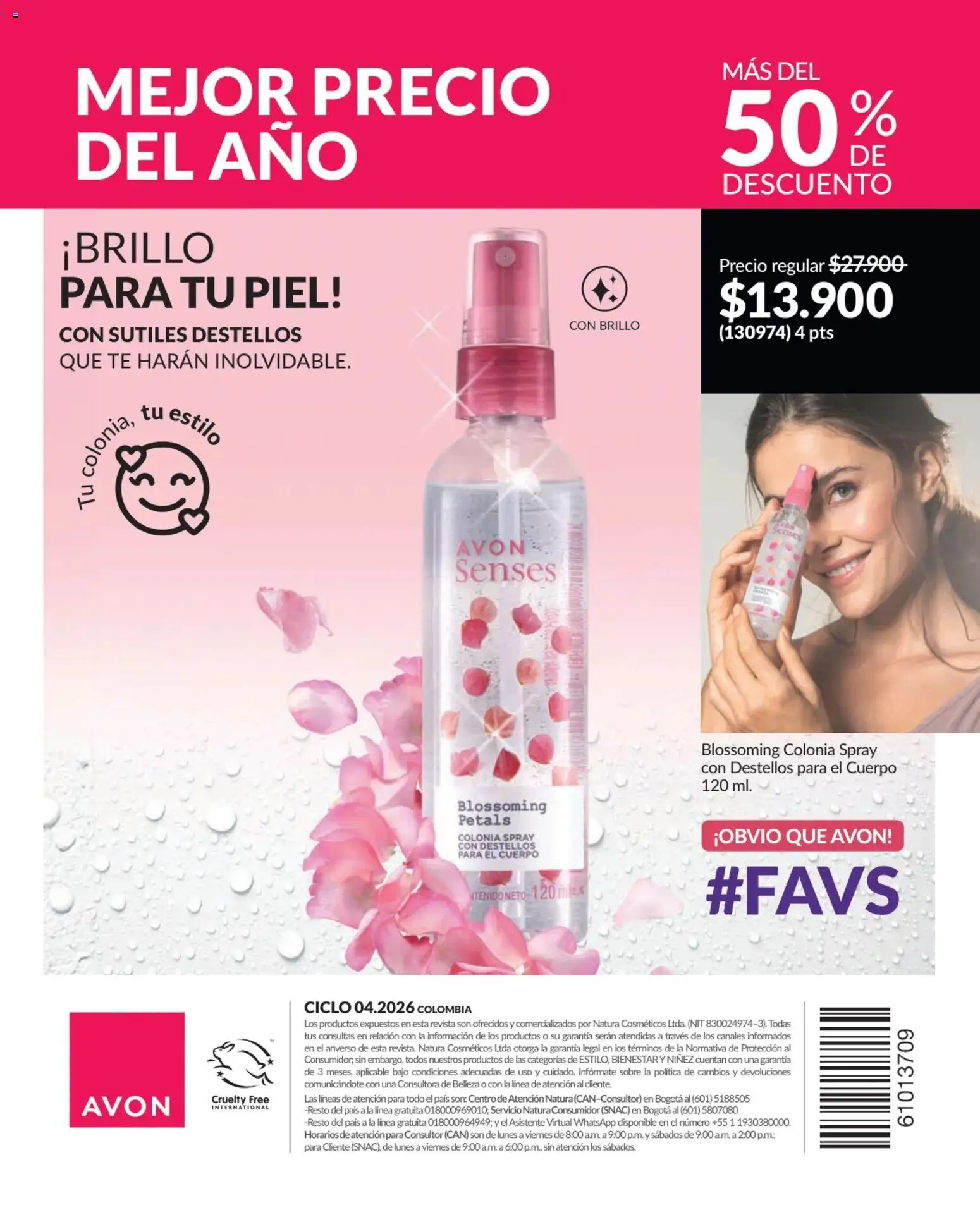 Avon revista - valida desde el 25.02.2026 | Página: 215 | Productos: Té, Magdalena, Brillo, Sobre