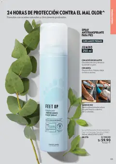 Vista previa de folleto Oriflame catálogo - Campaña 6 de la Oriflame válido desde 18.04.2026 | Página: 101 | Productos: Antitranspirante, Aceite