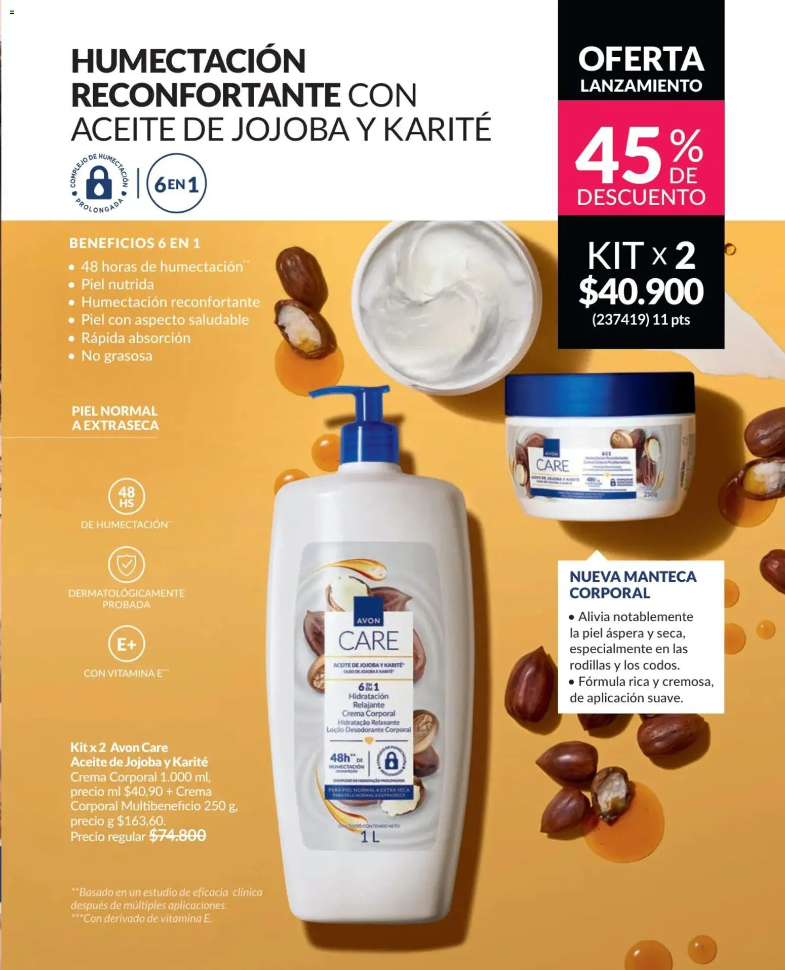 Avon revista - valida desde el 25.02.2026 | Página: 143 | Productos: Crema, Desodorante, Manteca, Aceite