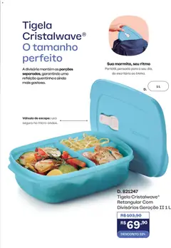 Tupperware catálogo Vitrine 05 - Pré-Visualização do folheto da loja Tupperware, válido de 01.05.2026 | Página: 63 | Produtos: Tigela