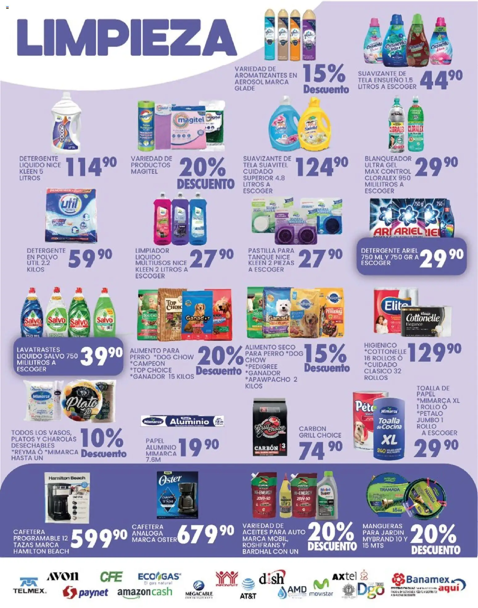 Nuevas ofertas de Alsuper válidas en toda la República Mexicana desde el 06.03.2026. ¡Encuentra las mejores ofertas en Alsuper folleto Durango! | Página: 5 | Productos: Detergente, Suavizante, Bowl, Polvo