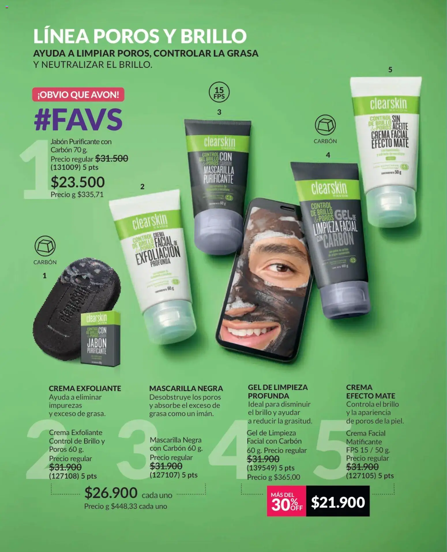 Avon revista - valida desde el 25.02.2026 | Página: 135 | Productos: Crema, Brillo, Mascarilla, Jabón
