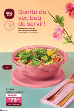 Tupperware catálogo Vitrine 04 - Pré-Visualização do folheto da loja Tupperware, válido de 01.04.2026 | Página: 36 | Produtos: Tigela