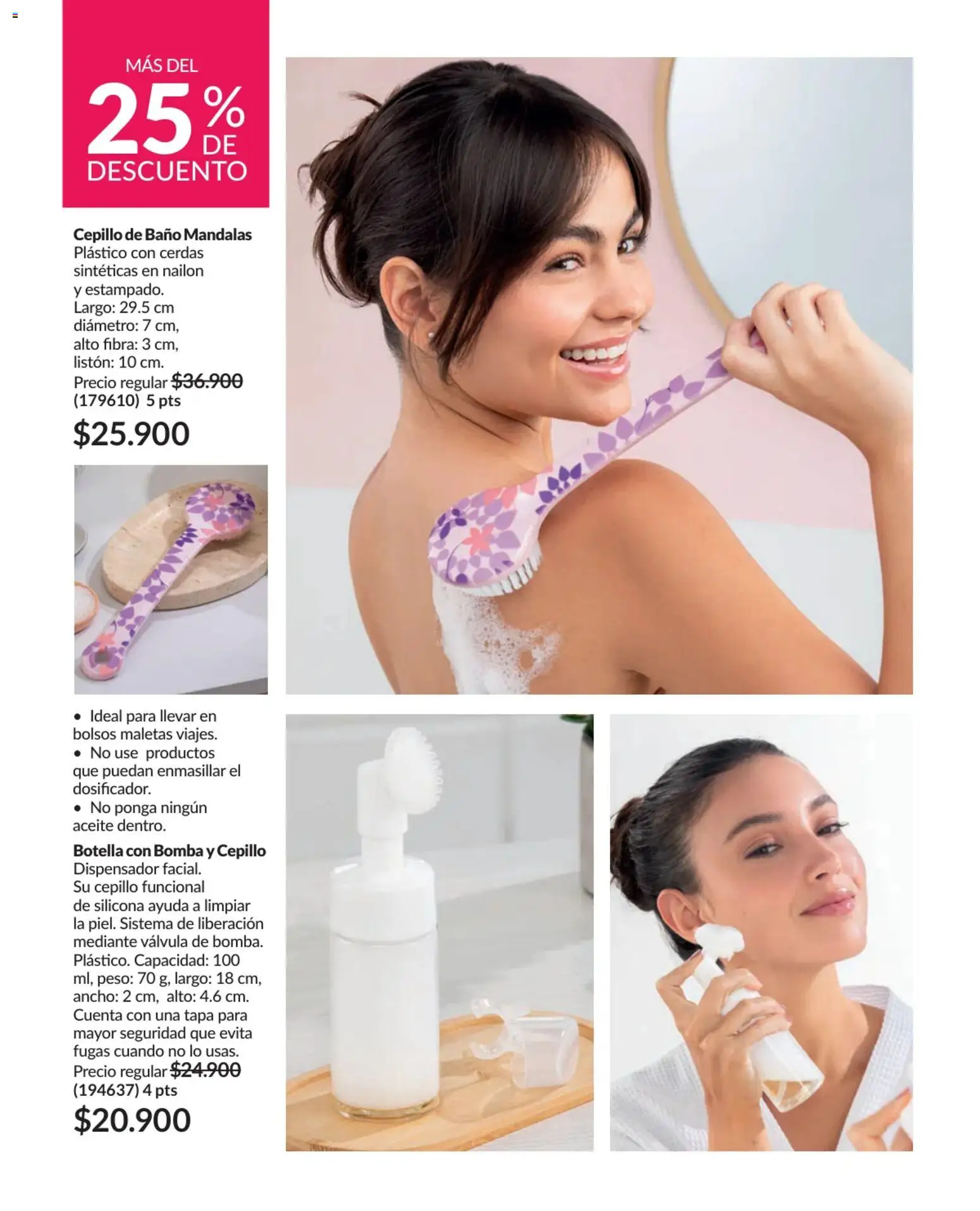 Avon revista - valida desde el 25.02.2026 | Página: 170 | Productos: Botella, Baño, Cepillo, Aceite