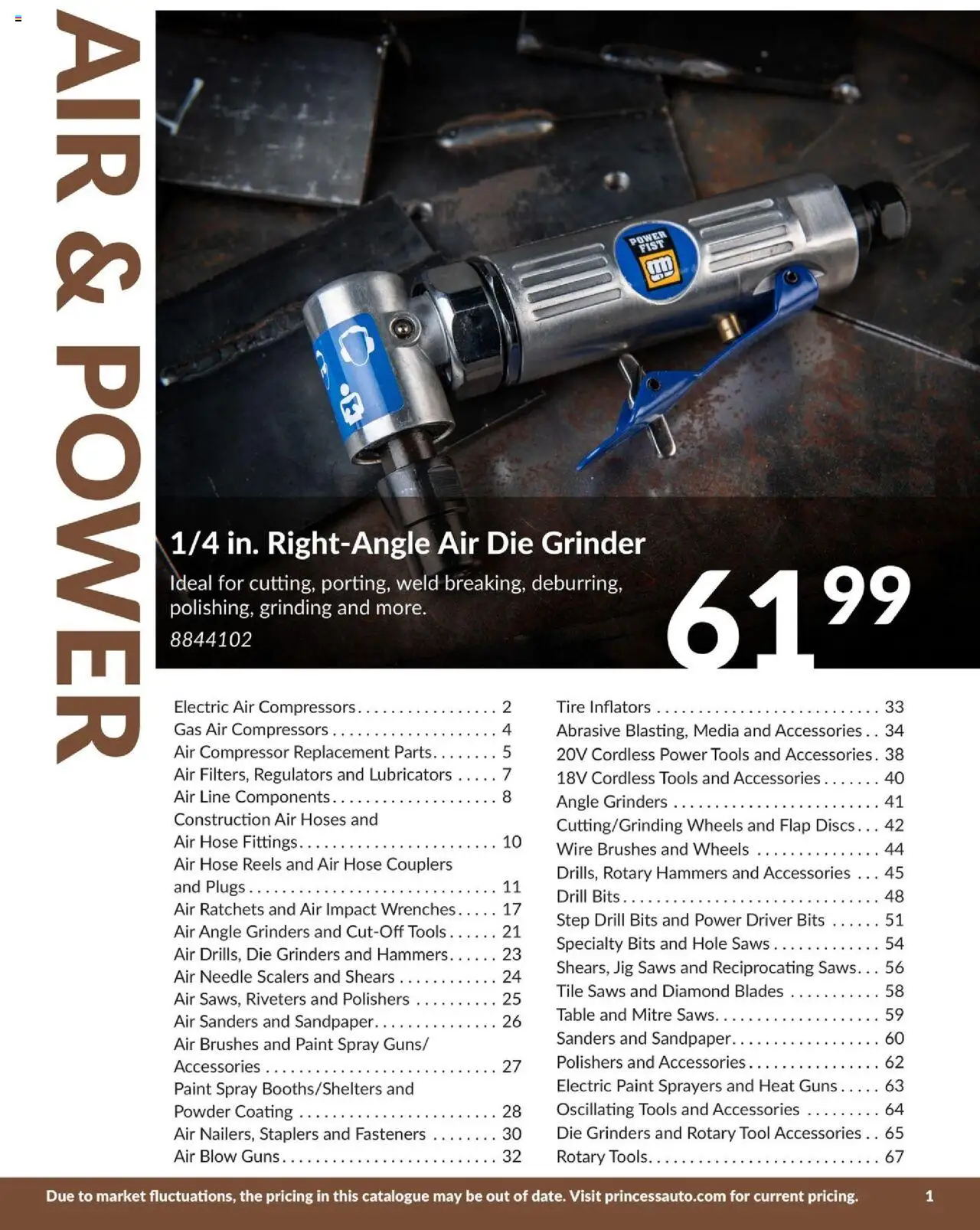 Princess Auto flyer valid from 16.04.2025 | Page: 3 | Products: Grinder, Powder, Table