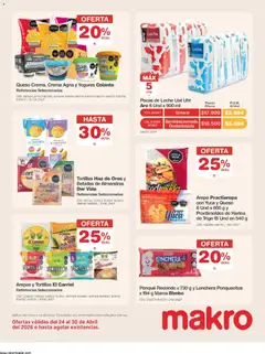 Makro catálogo -  Vista previa de la revista de la tienda Makro valido desde el 24.04.2026 | Página: 10 | Productos: Planta, Ponqué, Vitaminas, Leche