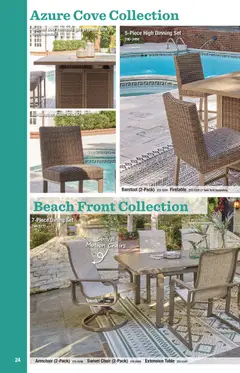 Preview of Menards weekly ads valid from 04.02.2026 | Page: 24 | Products: Armchair, Table, Chair, Swivel