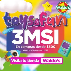 Vista previa de Waldo's catálogo, nuevo folleto de la tienda, válido en México a partir del 16.04.2026