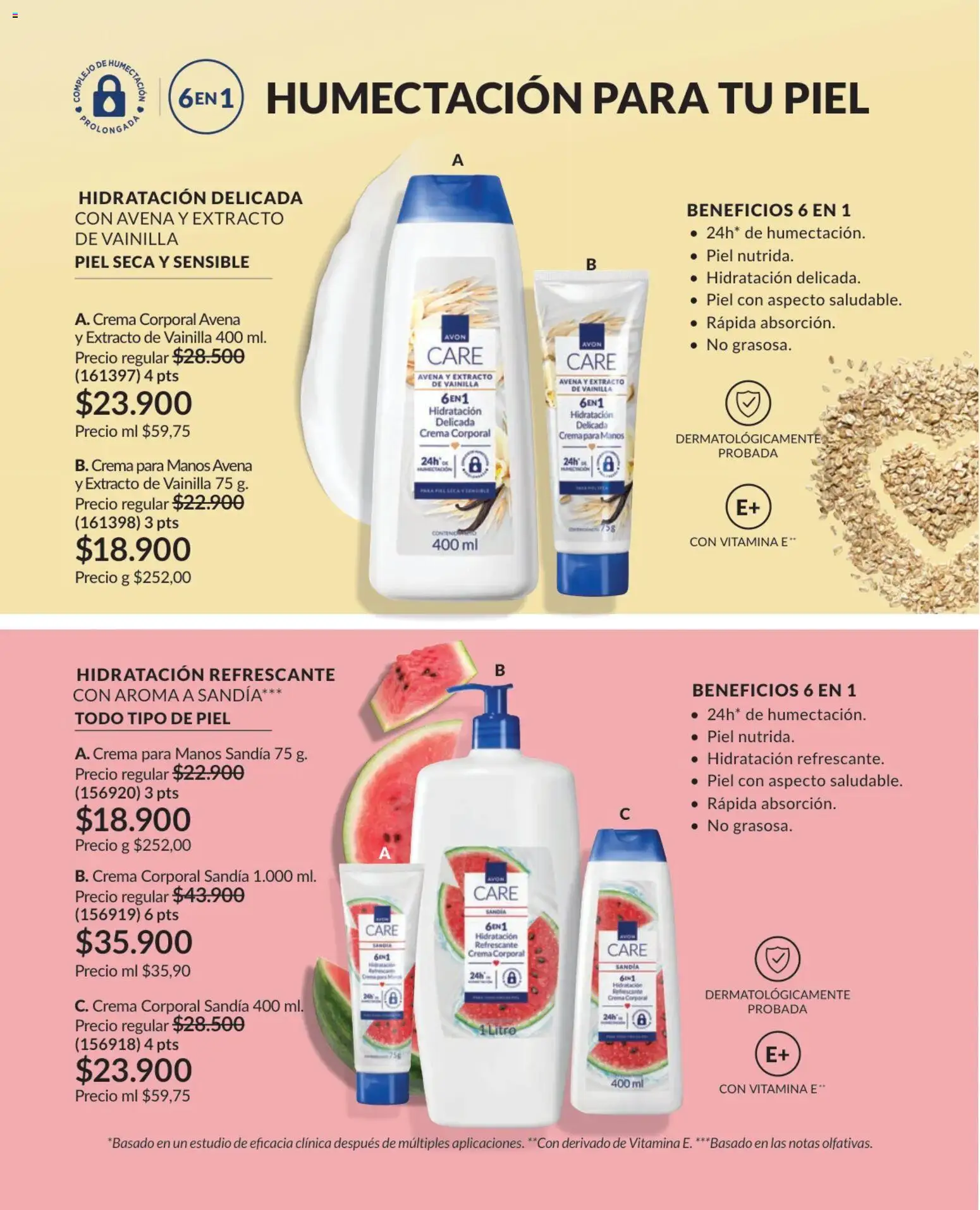 Avon revista - valida desde el 25.02.2026 | Página: 148 | Productos: Crema, Avena