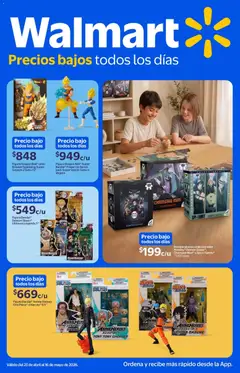 Vista previa de Walmart folleto Precios bajos, nuevo folleto de la tienda, válido en México a partir del 23.04.2026