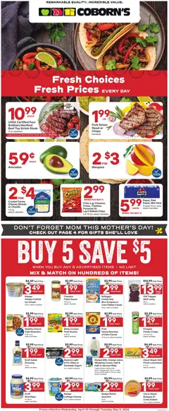 Preview of Coborn's weekly ads valid from 29.04.2026