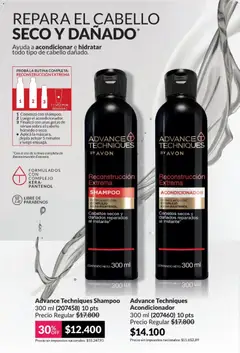 Vista previa Catálogo AVON Campaña 4/2026 válido desde el 01.04.2026 | Página: 179 | Productos: Sobre, Serum, Shampoo, Acondicionador