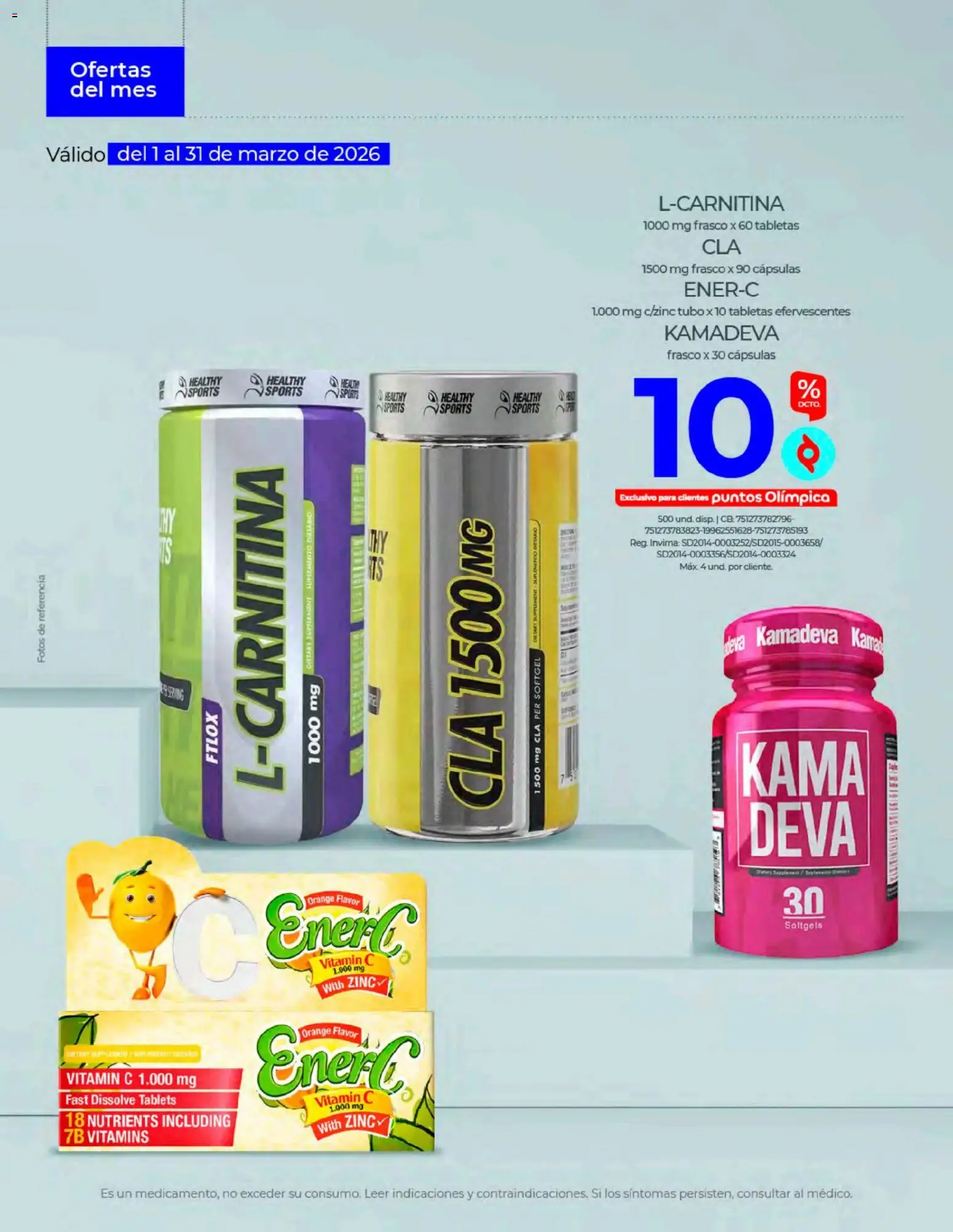 Olímpica revista - valida desde el 01.03.2026 | Página: 10 | Productos: Frasco