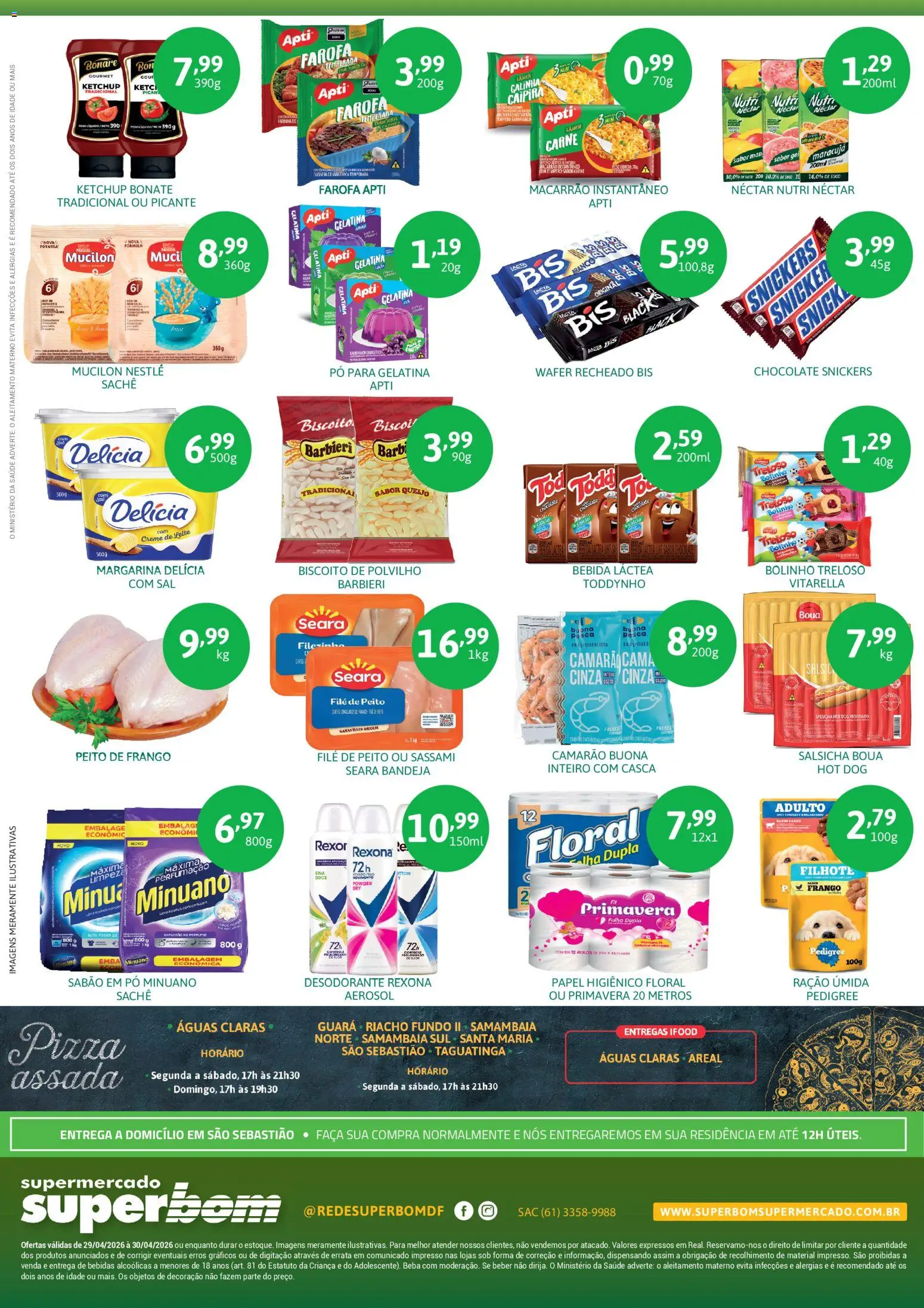 Superbom Folheto - válido de 29.04.2026 | Página: 2 | Produtos: Polvilho, Suco, Carne, Cálcio