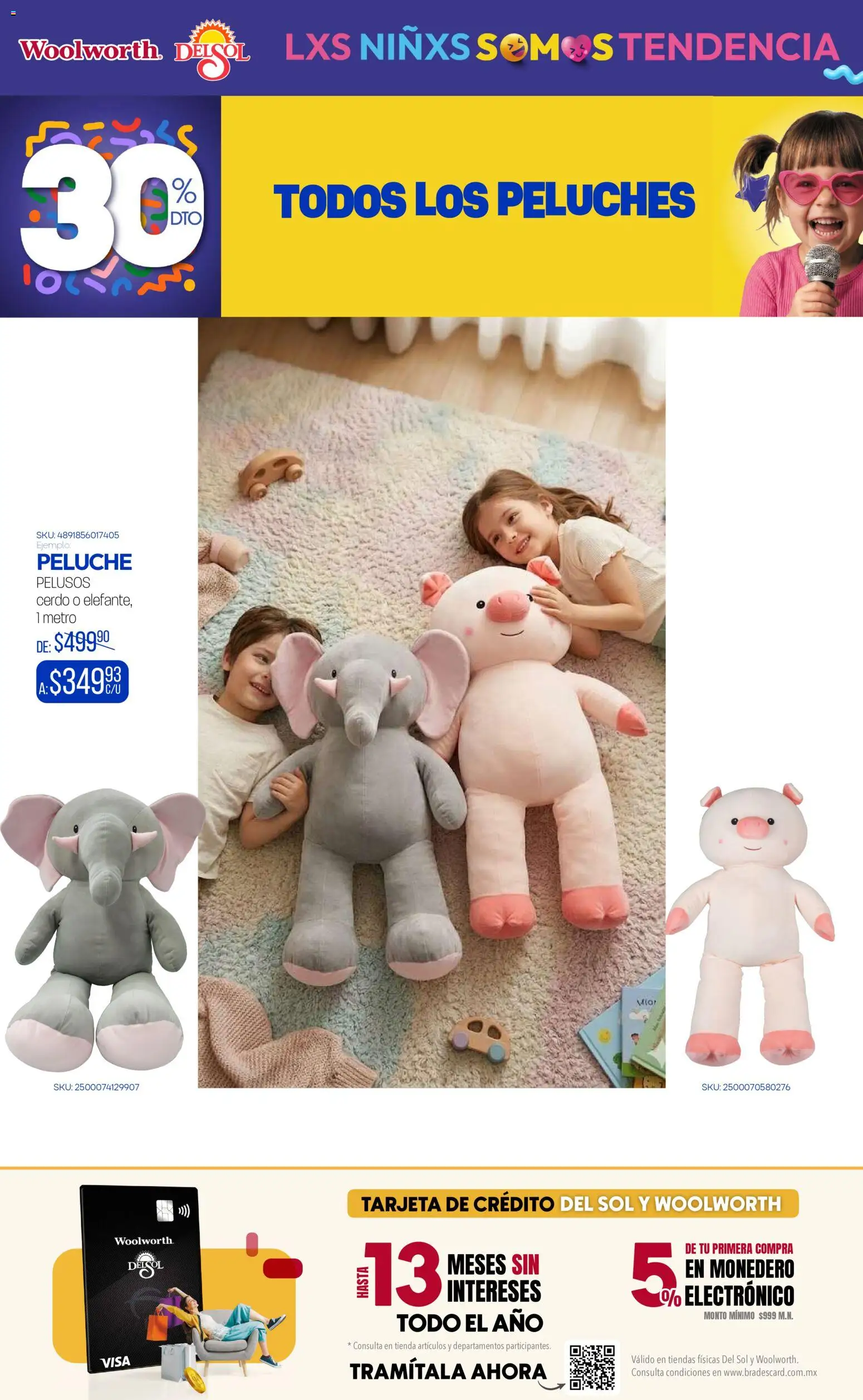 Nuevas ofertas de Del Sol y Woolworth válidas en toda la República Mexicana desde el 29.04.2026. ¡Encuentra las mejores ofertas en Del Sol y Woolworth katalog Venta Especial Día del Niño 2026! | Página: 16