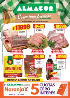 Vista previa Almacor catálogo válido desde el 30.04.2026