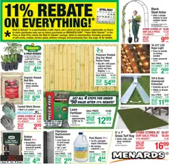 Preview of Menards weekly ads valid from 22.04.2026