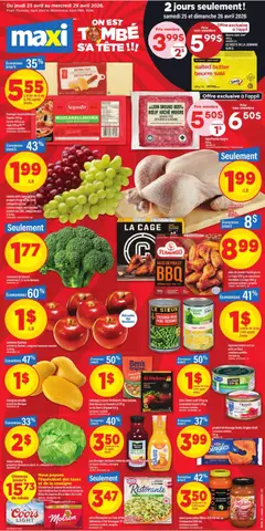 Preview of Maxi weekly flyer / circulaire from shop Maxi valid from 23.04.2026
