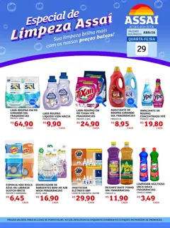 Assaí Atacadista ofertas - RO - Pré-Visualização do folheto da loja Assaí Atacadista, válido de 29.04.2026 | Página: 1 | Produtos: Pó, Amaciante, Desinfetante, Inseticida
