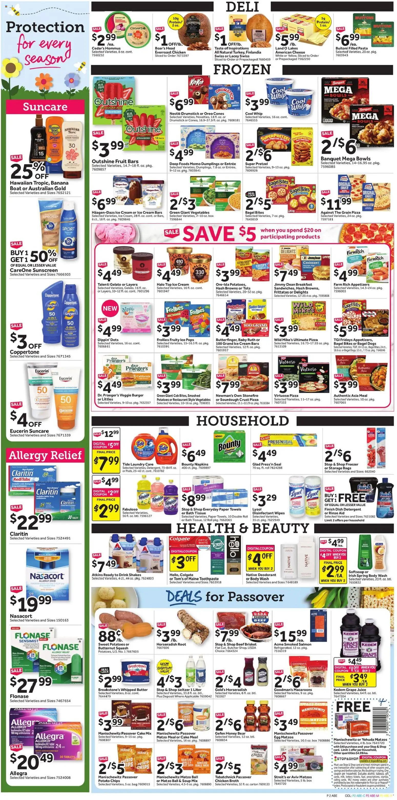 Stop & Shop Weekly Circular - NY - valid from 13.03.2026 | Page: 3 | Products: Squash, Detergent, Pasta, Body Wash
