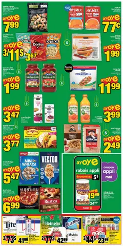 Preview of Super C weekly flyer / circulaire from shop Super C valid from 30.04.2026 | Page: 3 | Products: Cream, Pizza, Juice, Beer