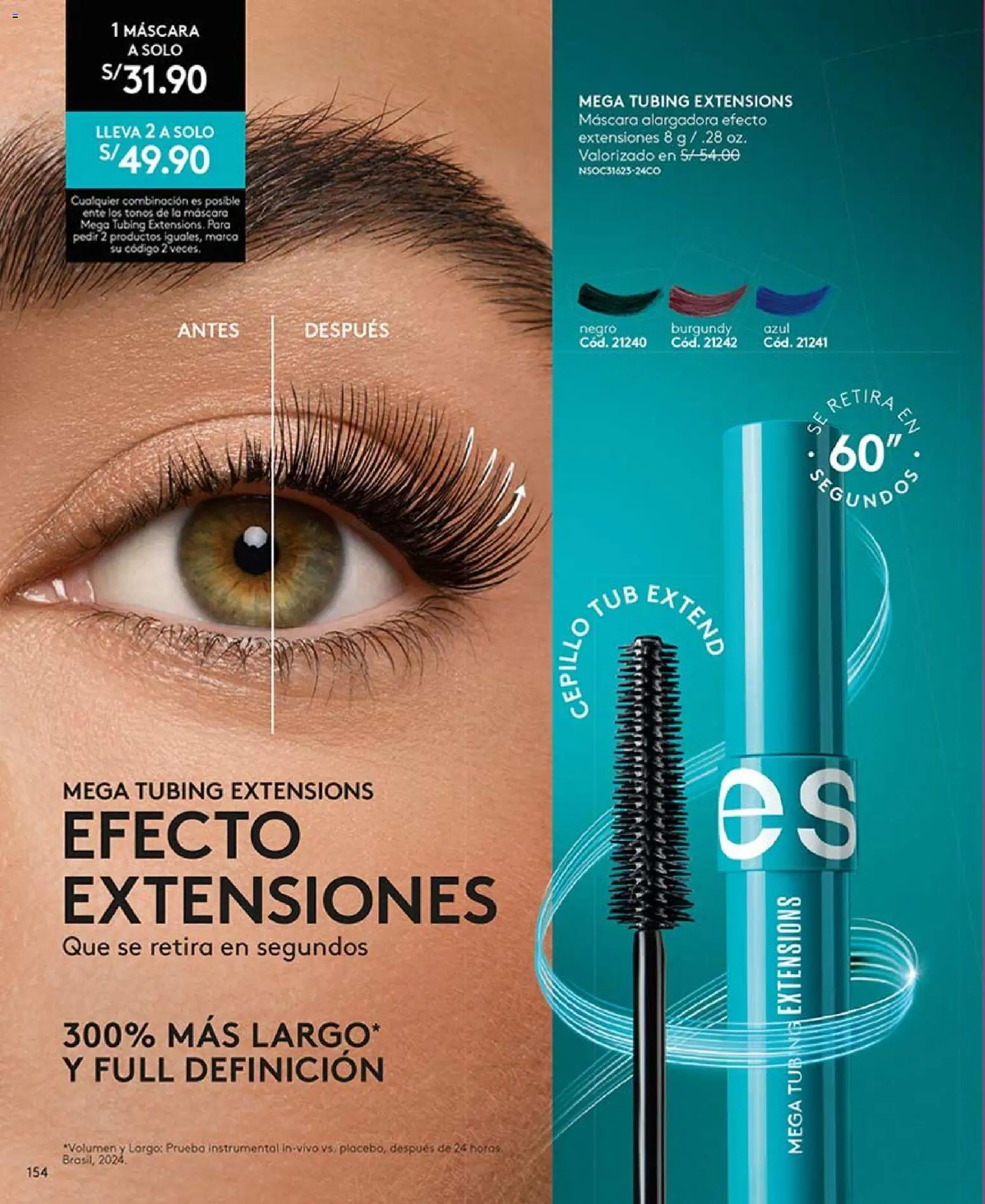 Catálogo Ésika válido desde 14.03.2026 | Página: 154 | Productos: Máscara