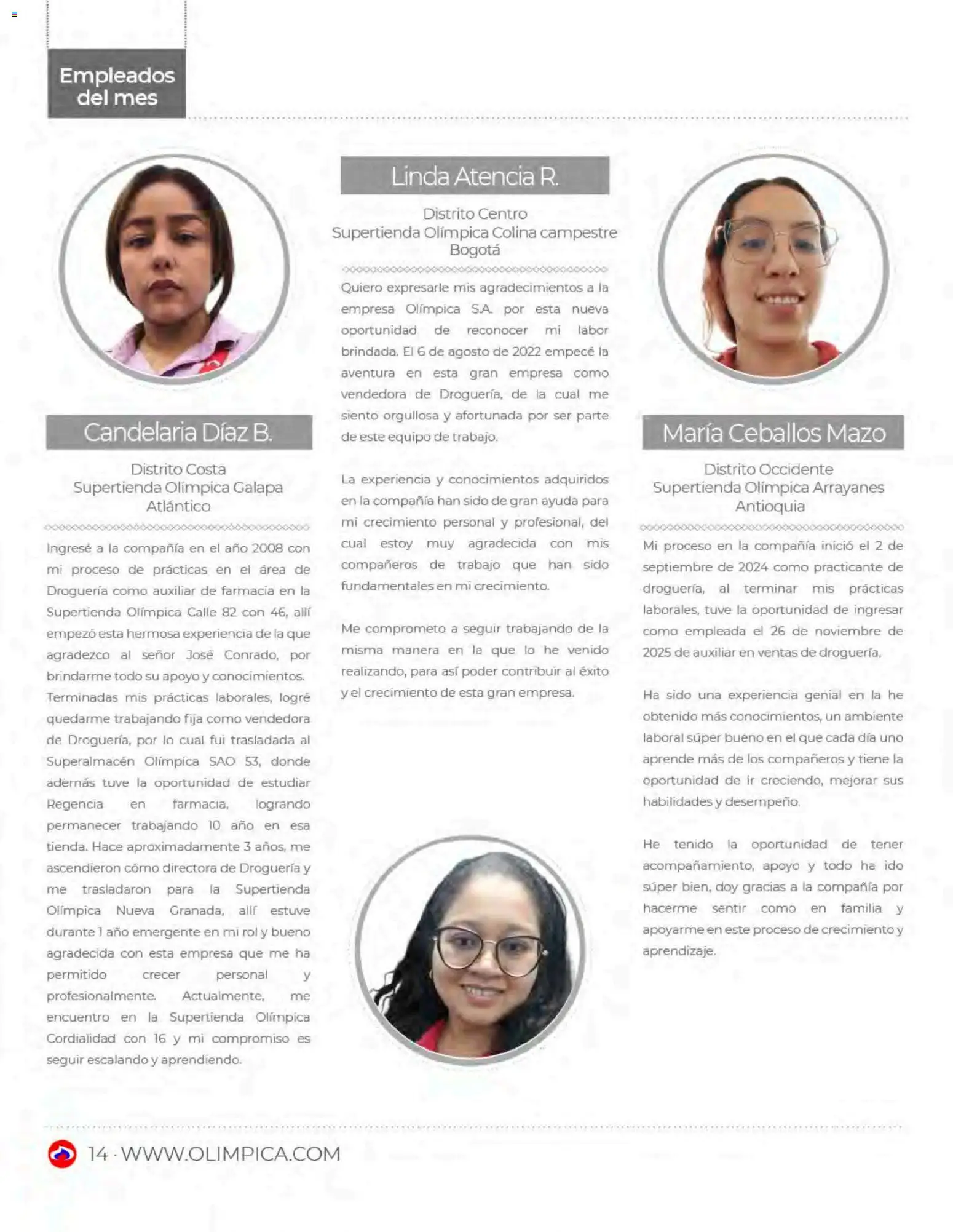 Olímpica revista - valida desde el 01.03.2026 | Página: 14 | Productos: Mazo