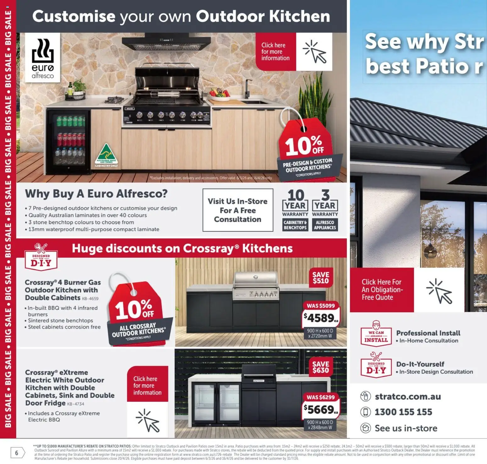 Stratco catalogue - valid from 06.03.2026 | Page: 6 | Products: Sink, Door, Multipurpose, Fridge