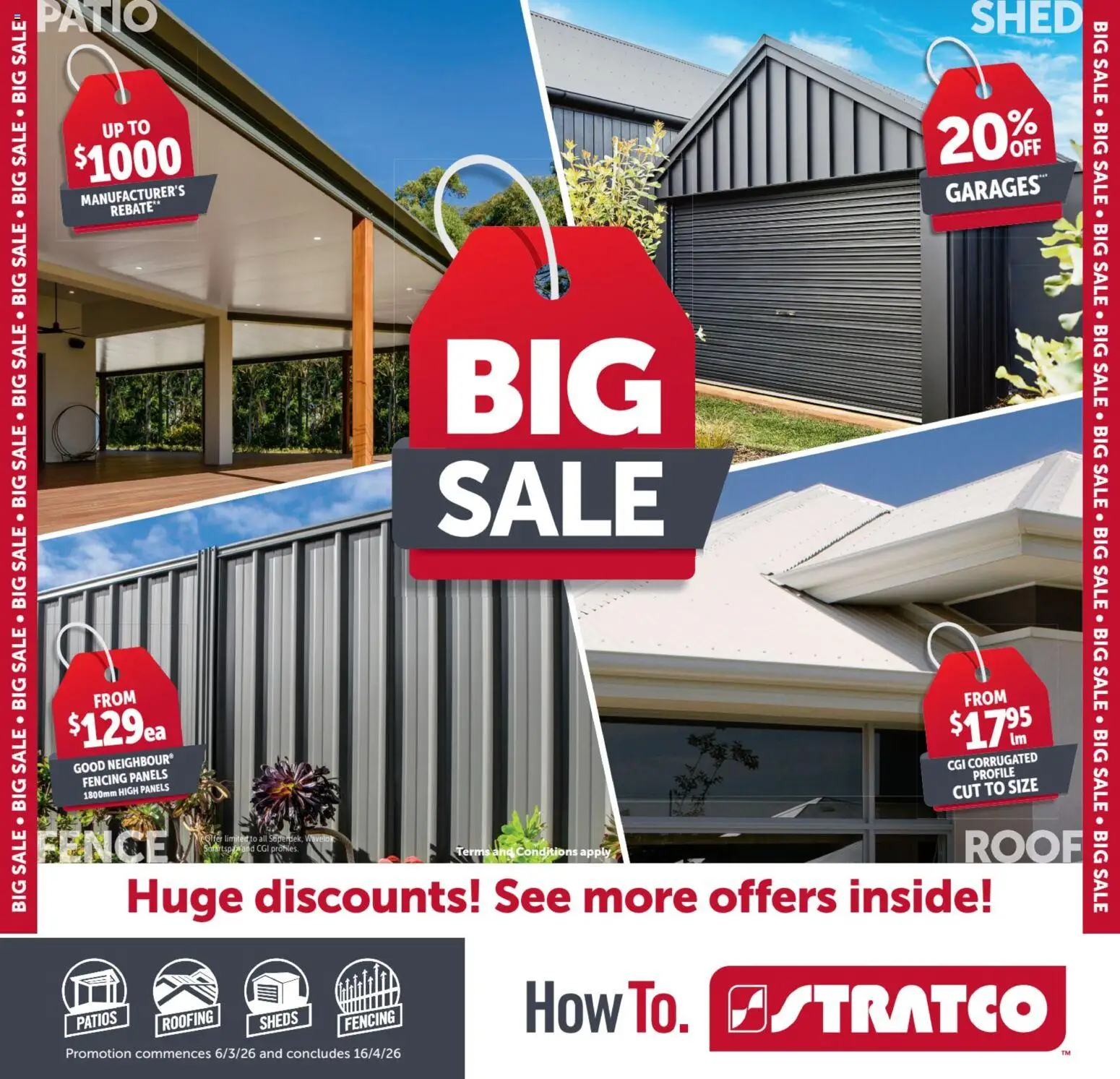 Stratco catalogue - valid from 06.03.2026 | Page: 1 | Products: Shed