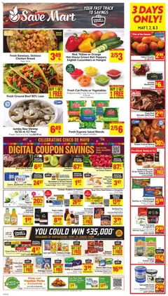 Preview of Save Mart weekly ads valid from 29.04.2026