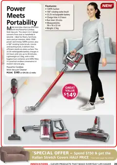 Preview of Innovations catalogue  - valid from 26.03.2026 | Page: 39 | Products: Battery, Brush, Weight, Vacuum cleaner