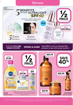 Preview of Priceline Pharmacy catalogue  - valid from 23.04.2026 | Page: 11 | Products: Cream, Water, Sun protection, Vitamin