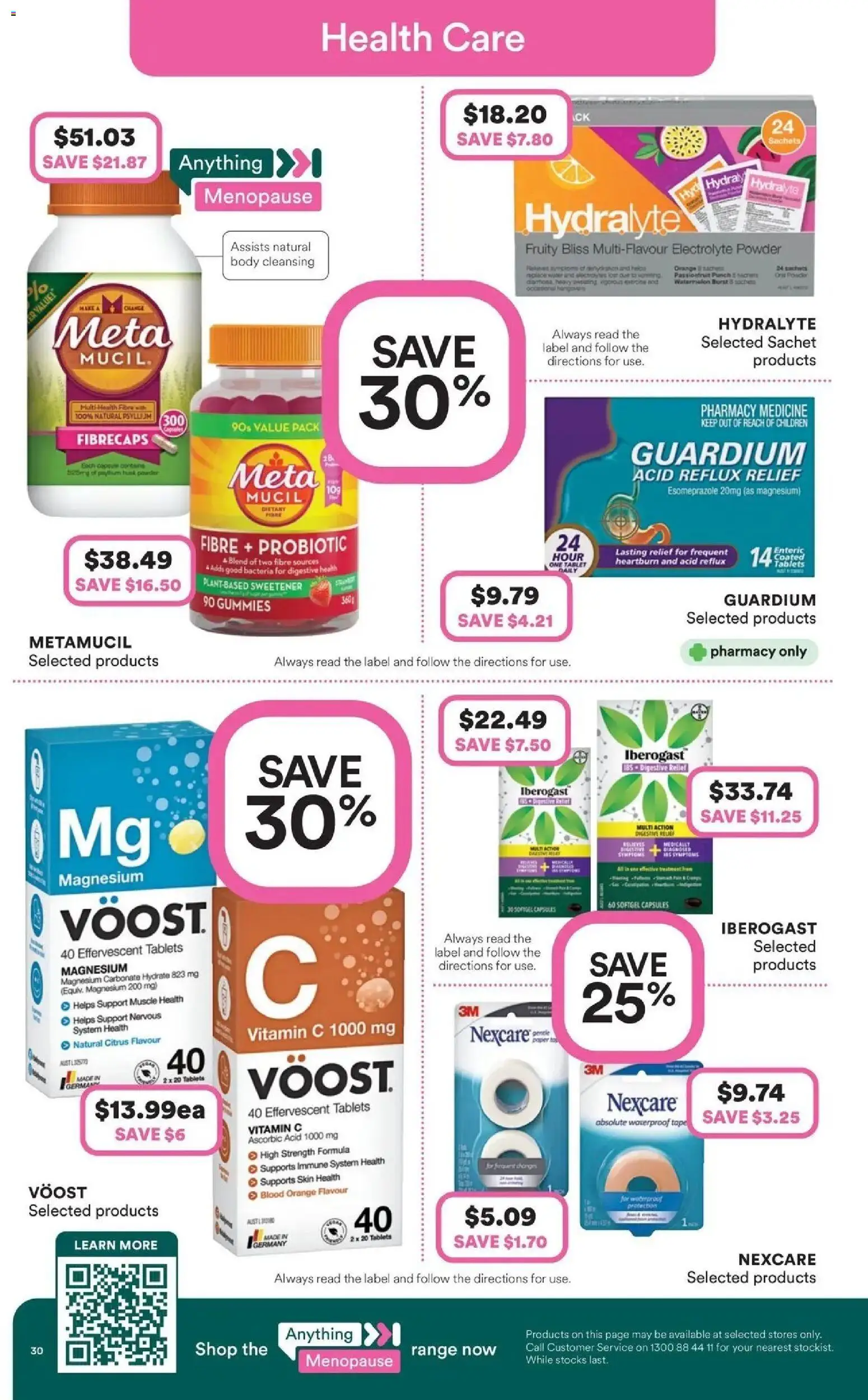Priceline Pharmacy catalogue - valid from 23.04.2026 | Page: 30 | Products: Water, Watermelon, Tablets, Vitamin
