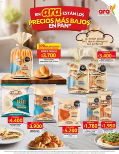 Ara catálogo - Ahorra con precios bajos y ofertas en la canasta familiar | ara -  Vista previa de la revista de la tienda Ara valido desde el 02.04.2026 | Página: 7 | Productos: Servilletas, Yuca, Pan