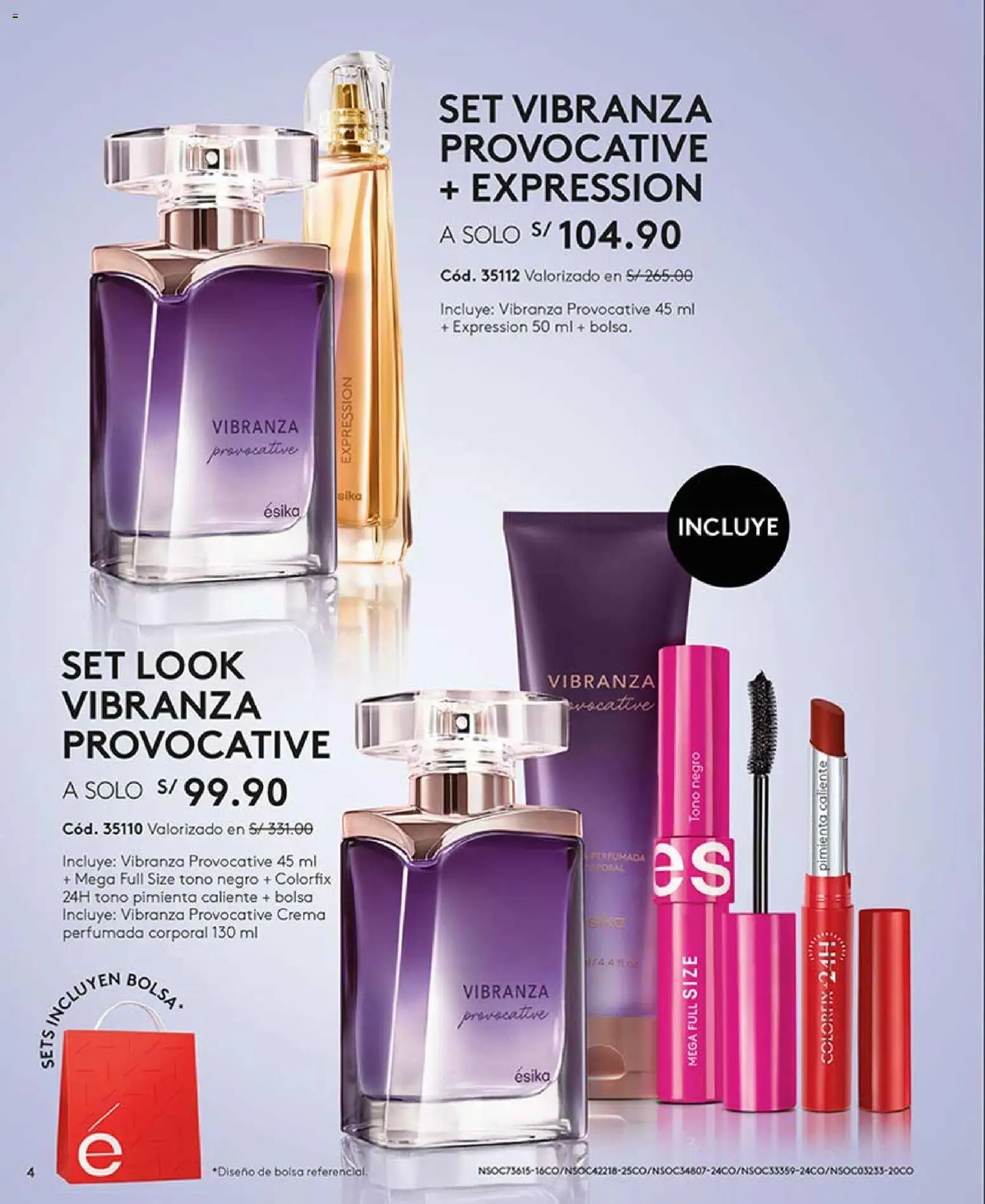 Catálogo Ésika válido desde 14.03.2026 | Página: 4 | Productos: Crema, Bolsa